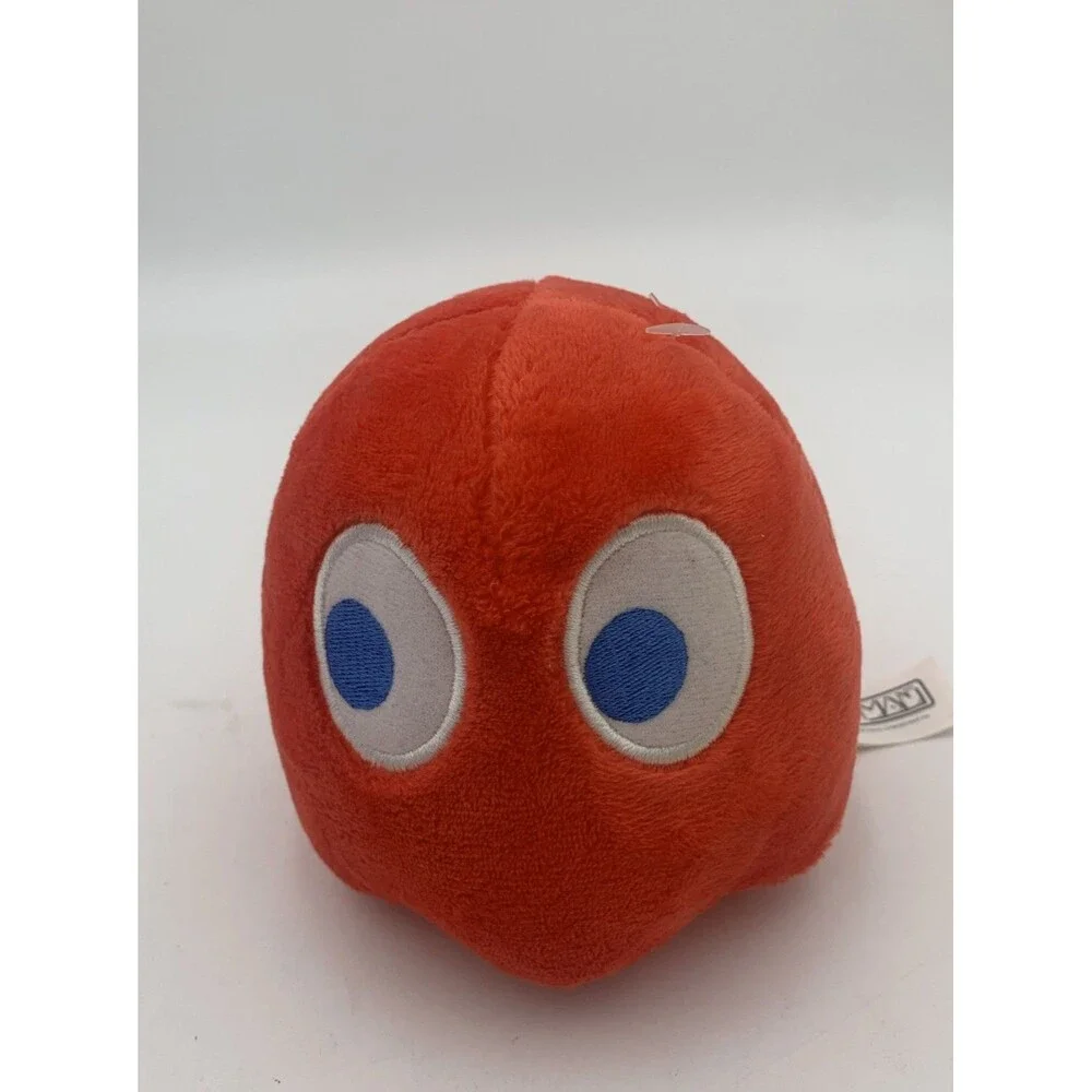 lot of 4 plush dog, banana, pac-man,blooper ink squid